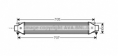 AVA QUALITY COOLING ft4392 -  Интеркулер